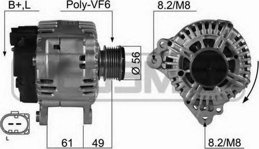 Messmer 210468 - Alternator www.molydon.hr