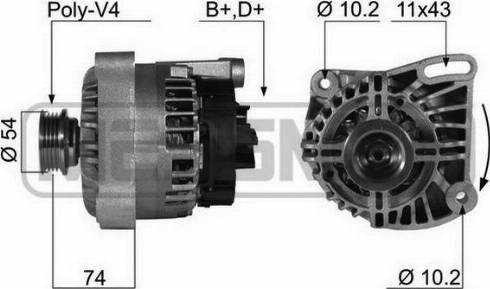 Messmer 210405A - Alternator www.molydon.hr