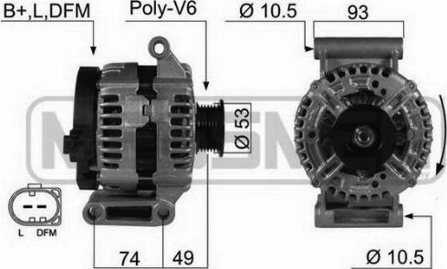 Messmer 210419A - Alternator www.molydon.hr