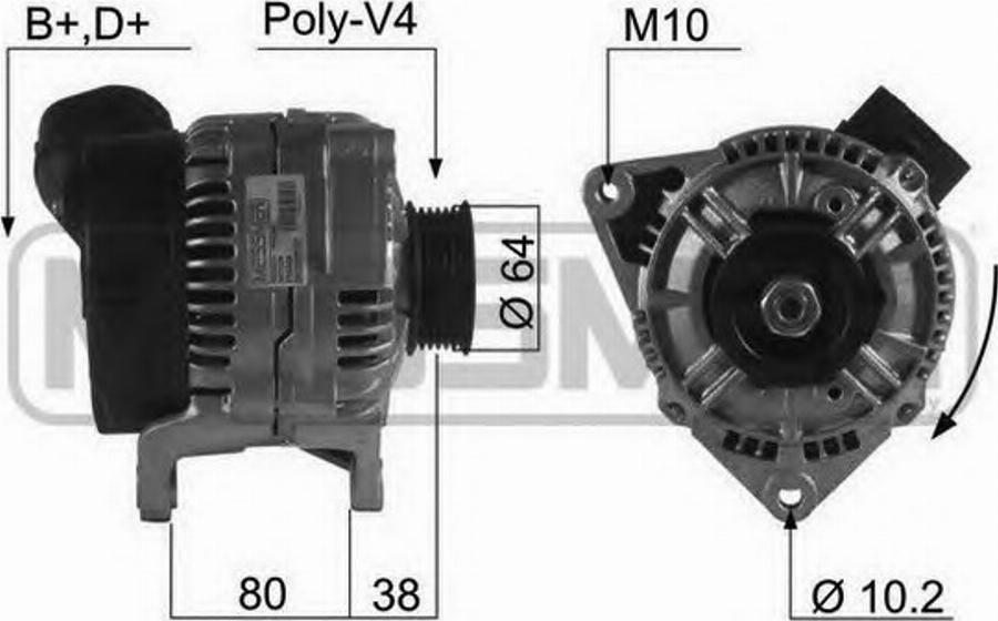 Messmer 210484 - Alternator www.molydon.hr