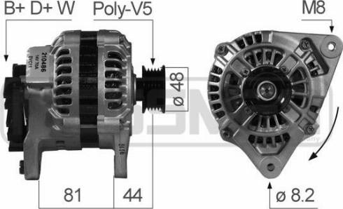 Messmer 210486A - Alternator www.molydon.hr