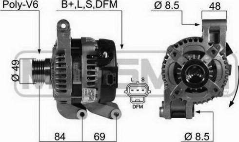 Messmer 210438A - Alternator www.molydon.hr