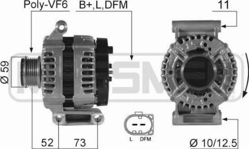 Messmer 210421A - Alternator www.molydon.hr