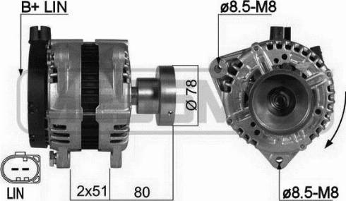 Messmer 210423A - Alternator www.molydon.hr