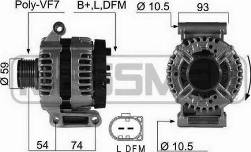 Messmer 210422A - Alternator www.molydon.hr