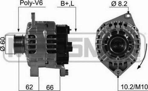 Messmer 210470A - Alternator www.molydon.hr