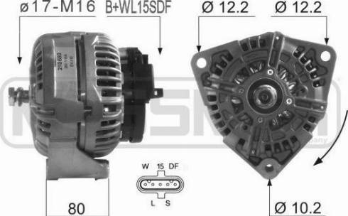 Messmer 210593A - Alternator www.molydon.hr