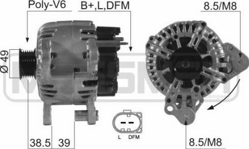 Messmer 210544A - Alternator www.molydon.hr