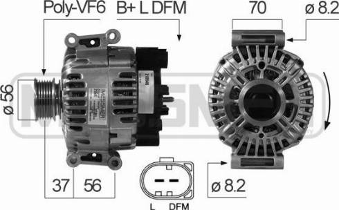 Messmer 210546A - Alternator www.molydon.hr