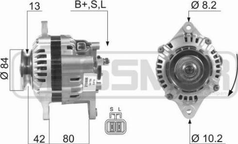 Messmer 210558A - Alternator www.molydon.hr