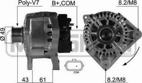 Messmer 210514A - Alternator www.molydon.hr