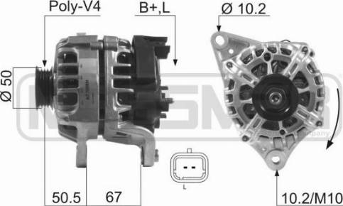 Messmer 210516A - Alternator www.molydon.hr