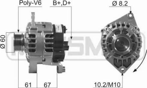 Messmer 210586 - Alternator www.molydon.hr