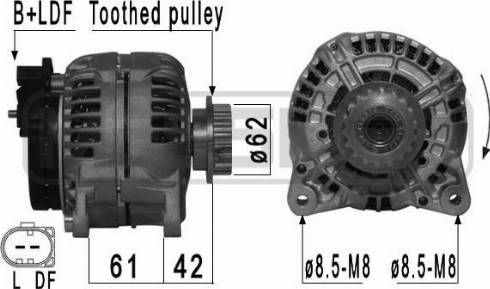 Messmer 210581A - Alternator www.molydon.hr