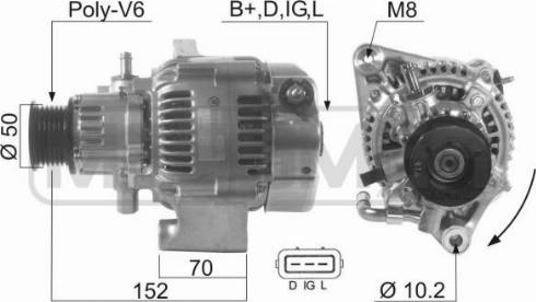 Messmer 210587A - Alternator www.molydon.hr