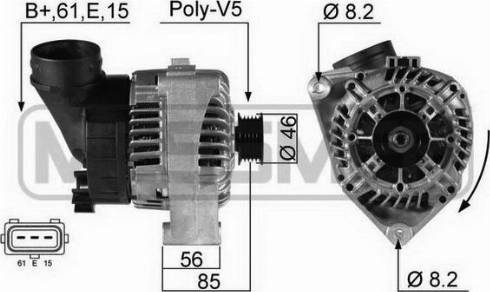 Messmer 210522A - Alternator www.molydon.hr