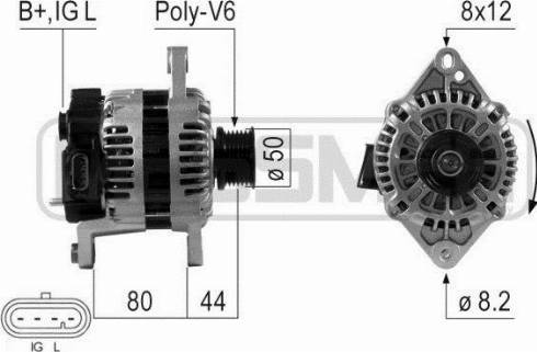 Messmer 210643A - Alternator www.molydon.hr