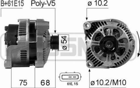 Messmer 210669A - Alternator www.molydon.hr