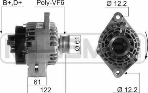 Messmer 210664A - Alternator www.molydon.hr