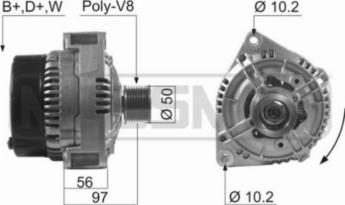 Messmer 210618A - Alternator www.molydon.hr