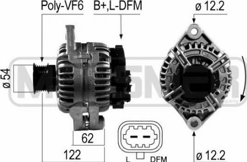 Messmer 210689A - Alternator www.molydon.hr