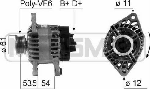 Messmer 210686A - Alternator www.molydon.hr