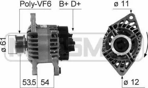 Messmer 210686 - Alternator www.molydon.hr