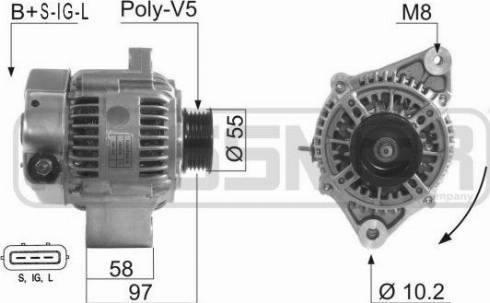 Messmer 210628A - Alternator www.molydon.hr