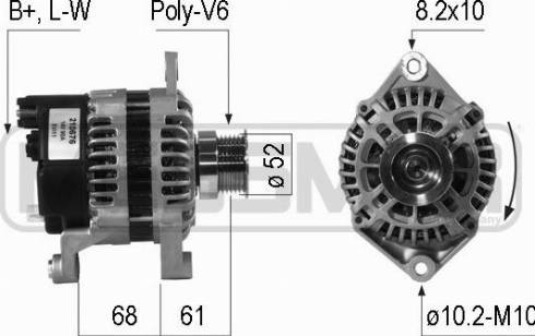 Messmer 210676A - Alternator www.molydon.hr