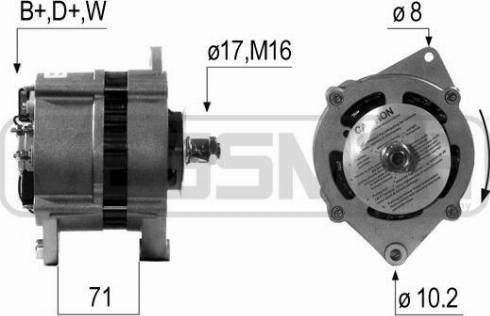 Messmer 210672A - Alternator www.molydon.hr