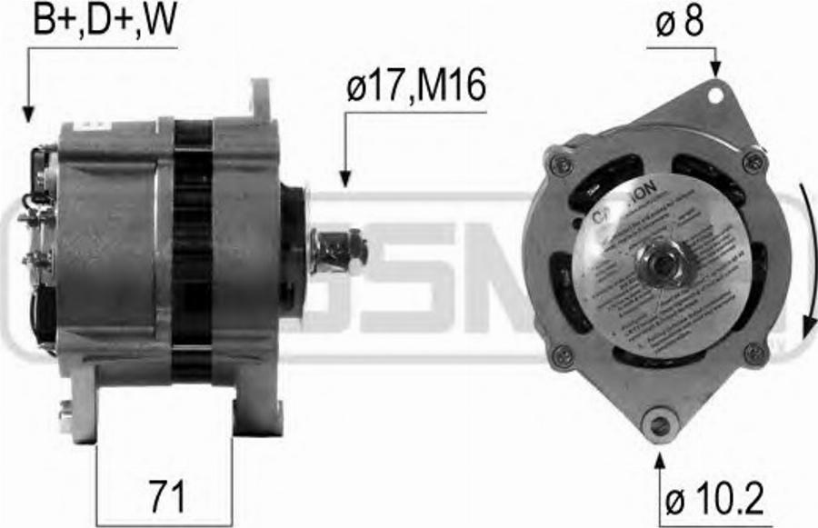 Messmer 210672 - Alternator www.molydon.hr