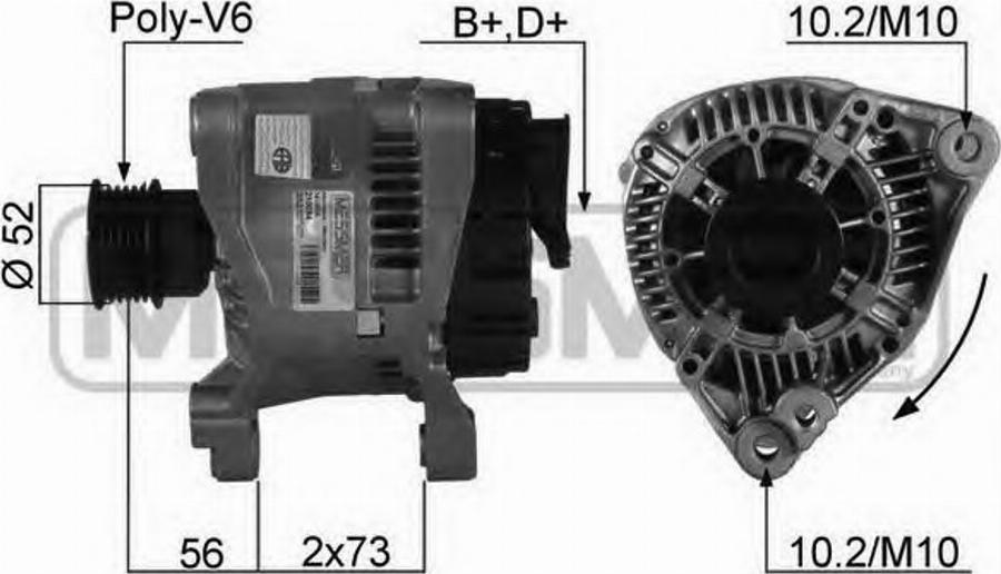 Messmer 210094 - Alternator www.molydon.hr