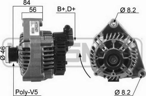 Messmer 210040A - Alternator www.molydon.hr