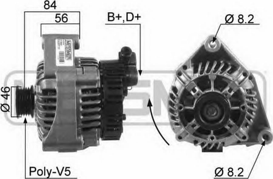 Messmer 210040 - Alternator www.molydon.hr