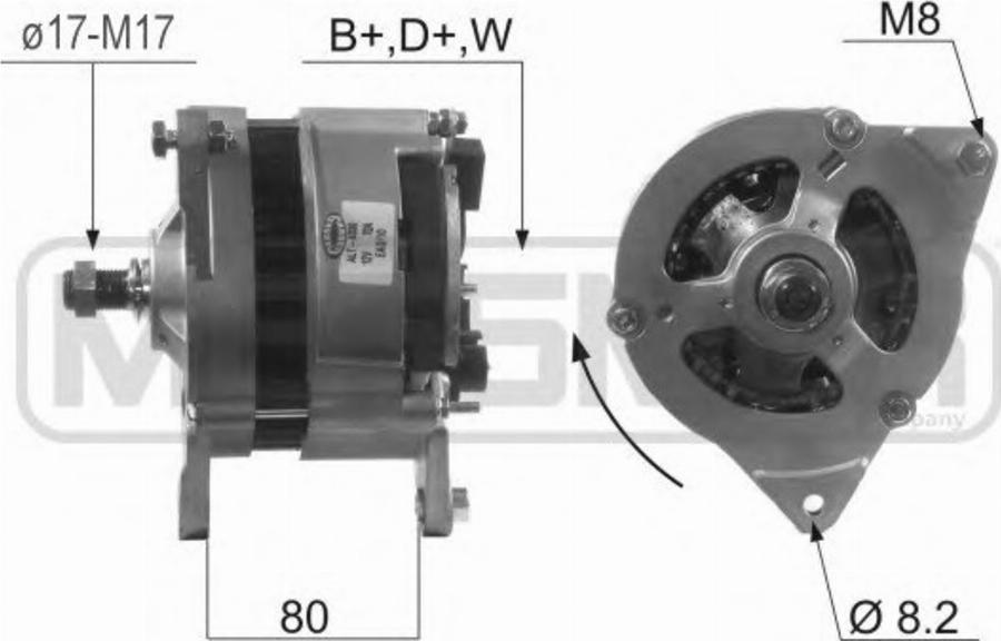 Messmer 210043 - Alternator www.molydon.hr