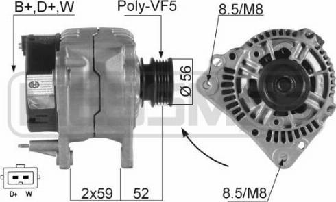 Messmer 210047A - Alternator www.molydon.hr