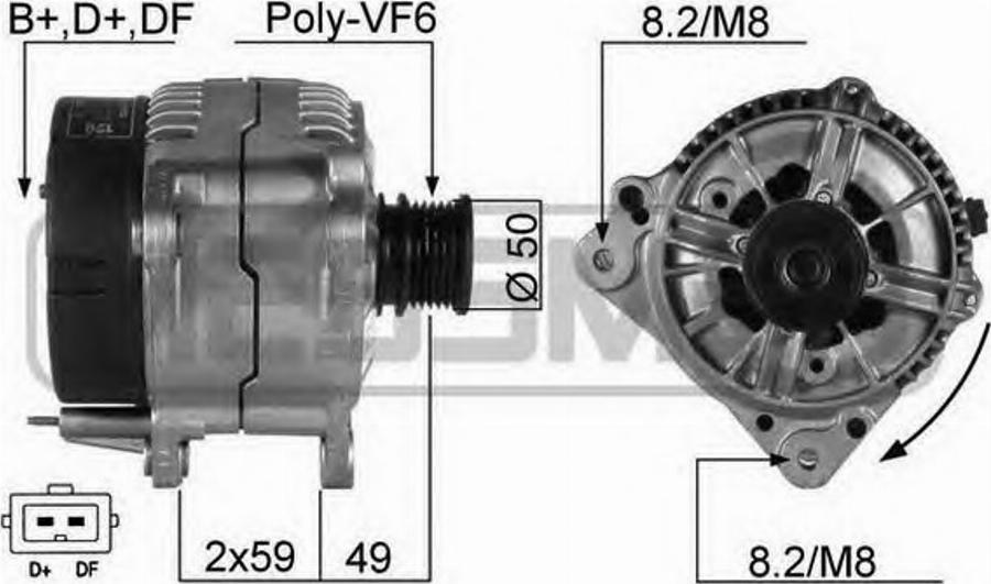 Messmer 210061 - Alternator www.molydon.hr