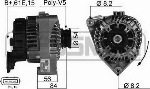 Messmer 210084R - Alternator www.molydon.hr