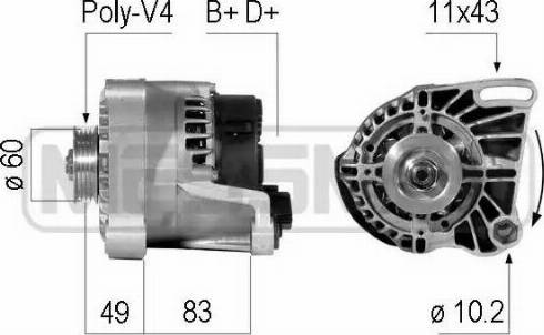 Messmer 210086 - Alternator www.molydon.hr