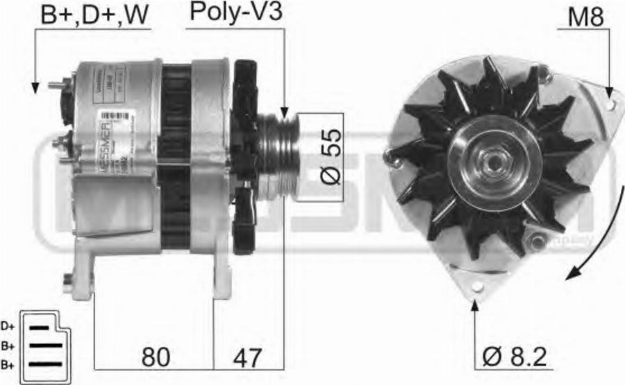 Messmer 210082 - Alternator www.molydon.hr