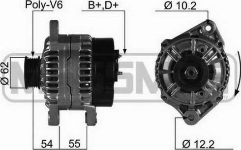 Messmer 210075R - Alternator www.molydon.hr