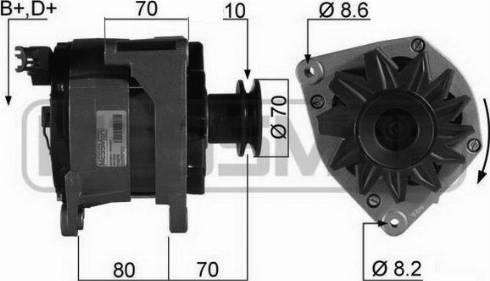 Messmer 210078R - Alternator www.molydon.hr