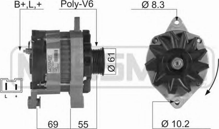 Messmer 210072 - Alternator www.molydon.hr