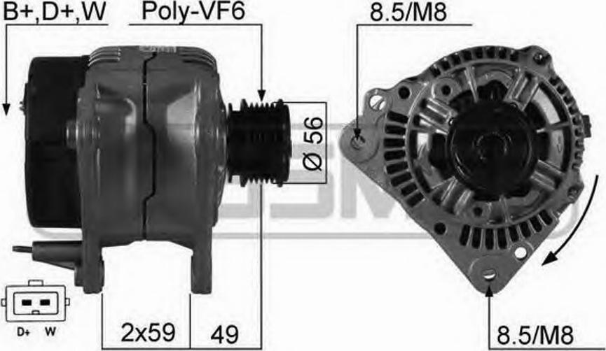 Messmer 210192 - Alternator www.molydon.hr