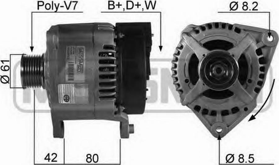 Messmer 210149 - Alternator www.molydon.hr