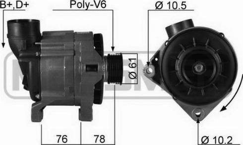 Messmer 210144R - Alternator www.molydon.hr