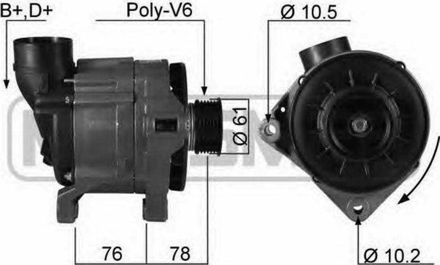 Messmer 210144 - Alternator www.molydon.hr