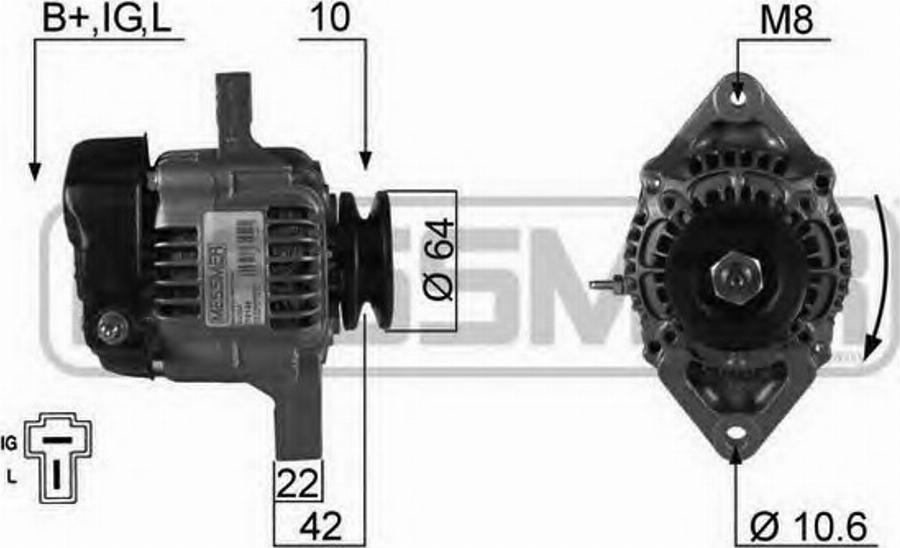 Messmer 210148 - Alternator www.molydon.hr