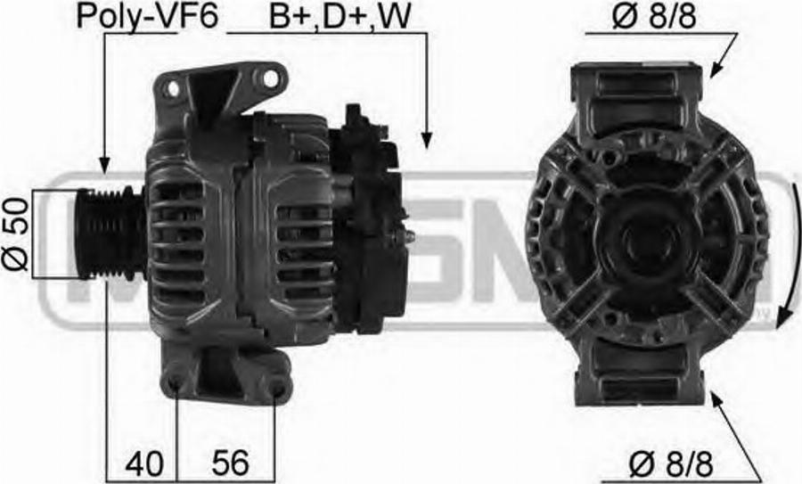 Messmer 210147 - Alternator www.molydon.hr