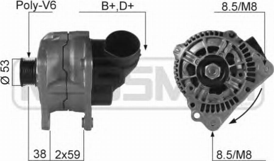 Messmer 210152 - Alternator www.molydon.hr